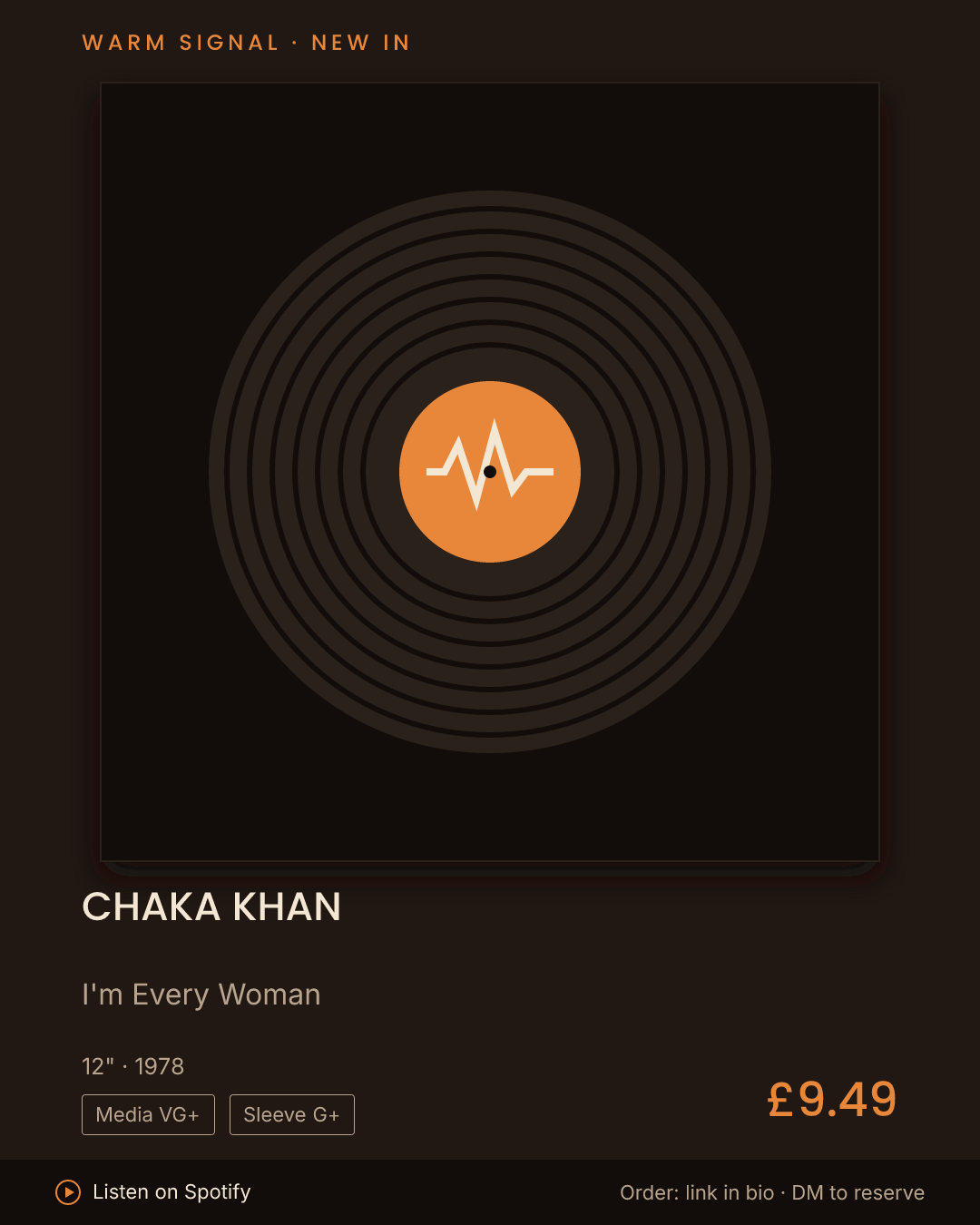 Chaka Khan, I'm Every Woman feed card