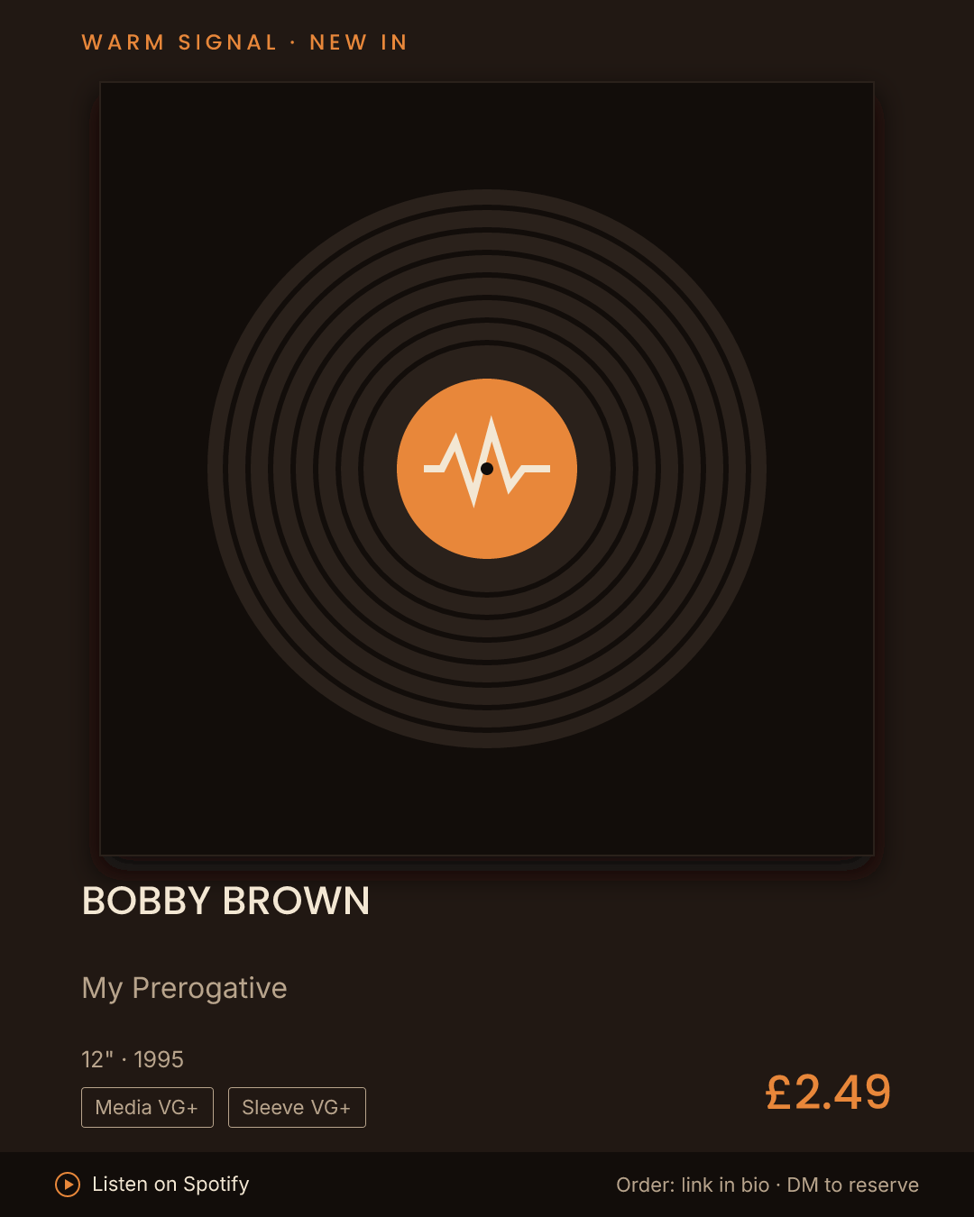 Bobby Brown, My Prerogative feed card