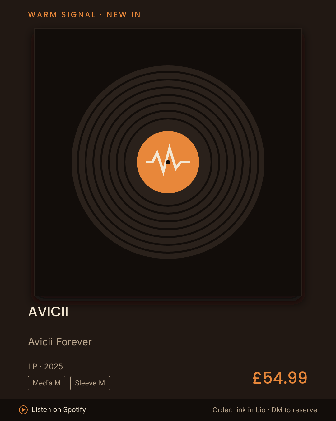 Avicii, Avicii Forever feed card